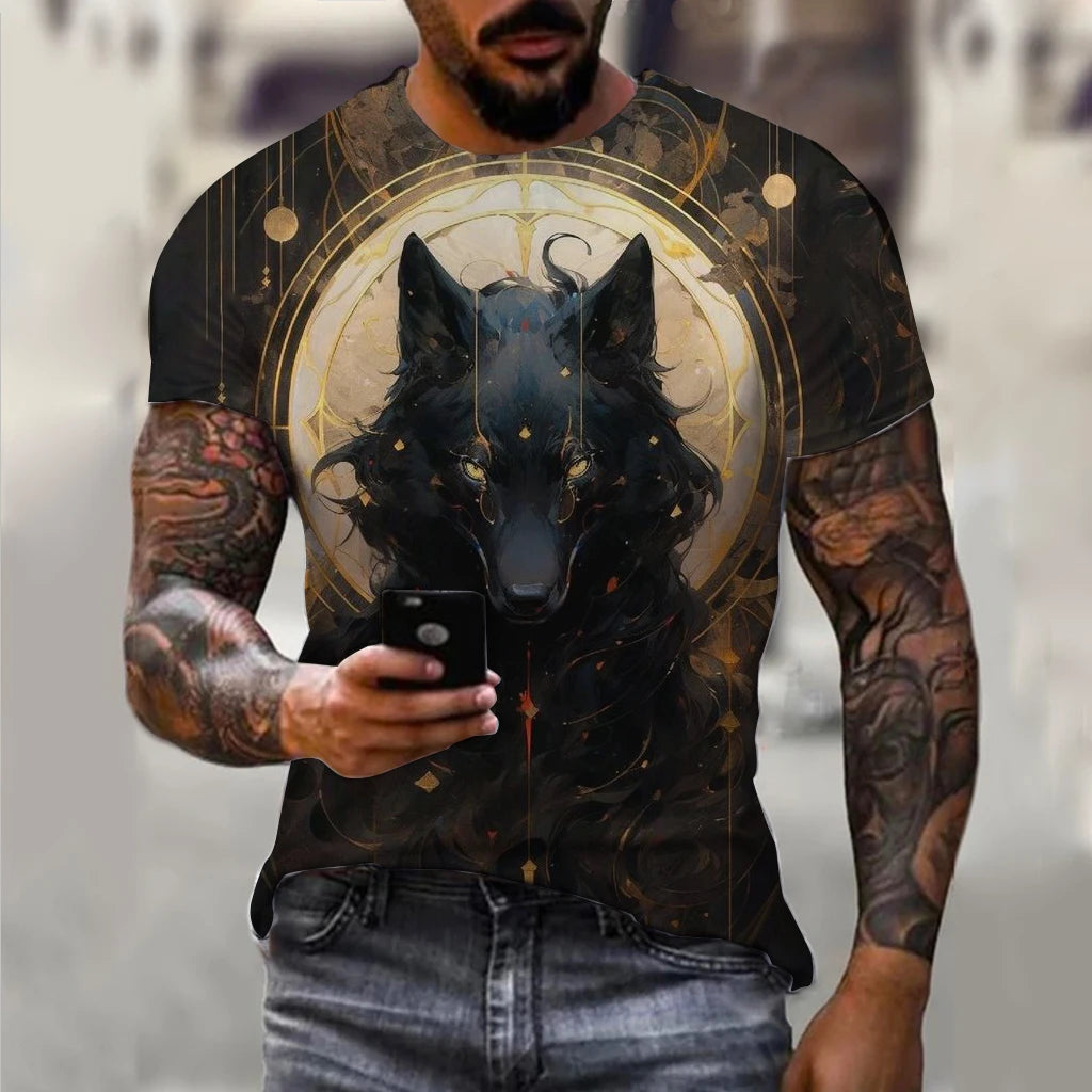 The Wolfsong Portraits — 3D Wolf Graphic Tee