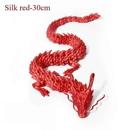 3D Printed Conjoined Dragon Ornaments Movable Cartoon Creative Dragon Plants rockery Fish Tank Landscaping Decoration 30cm - Pedlar's Attic