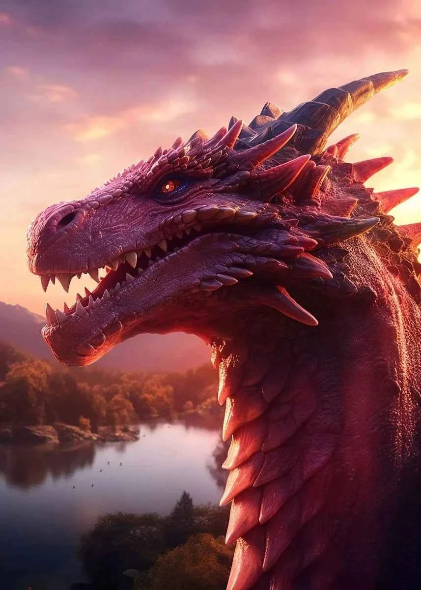 Fantasy Dragon Mythical Animal Posters and Prints