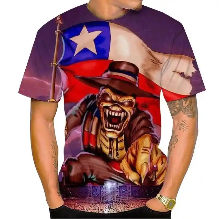 Heavy Metal Fashion Casual Men's Tee - Pedlar's Attic