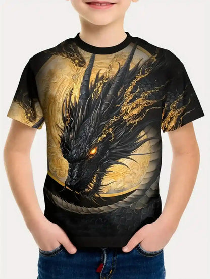Midnight's Legacy – Kids' Dragon Spirit 3D Tee