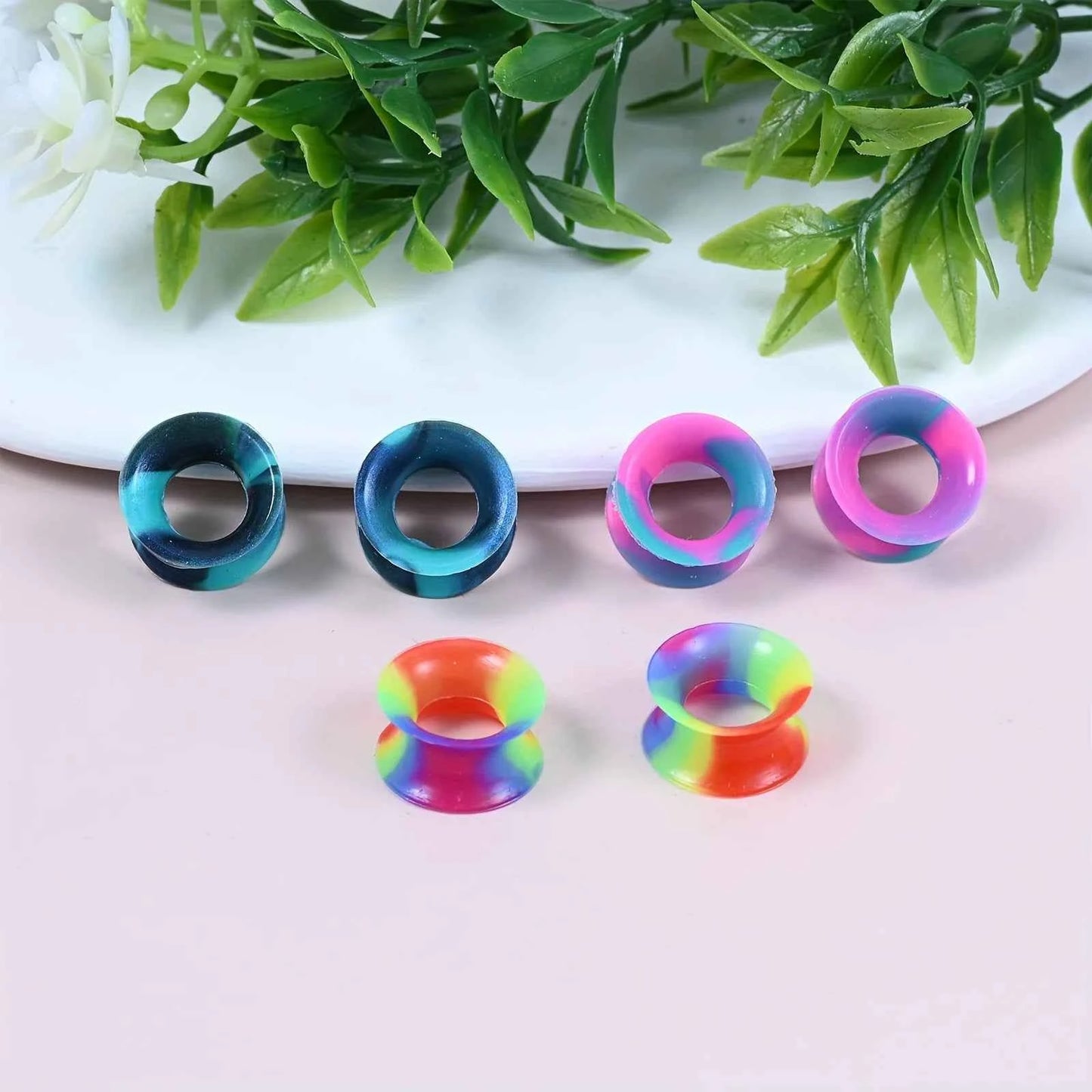 1/3 pairs Gradient Colorful Silicone Ear Plugs - Pedlar's Attic