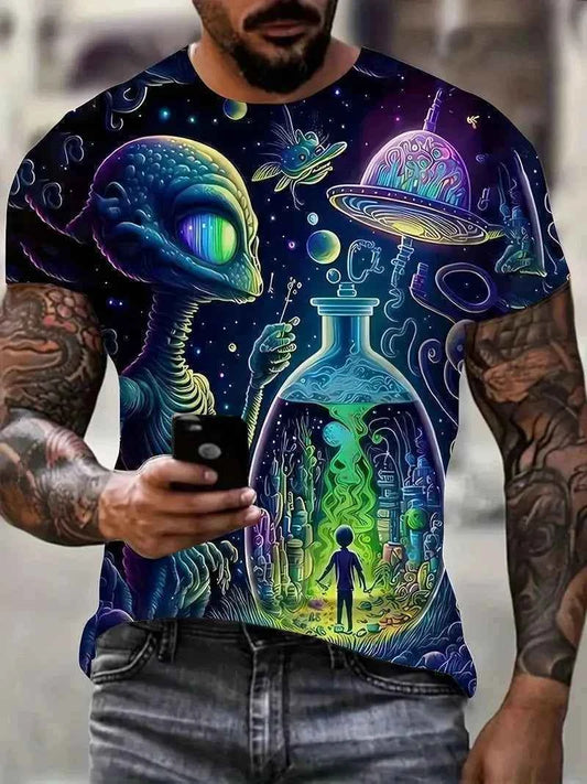 3D Printed Men's T Shirt Horror 3