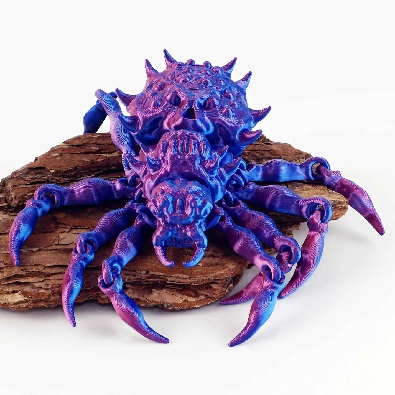 1pc 3D Printed Spider Model, Horror Novelty, Swivel Joint, Dynamic Animal Figurine