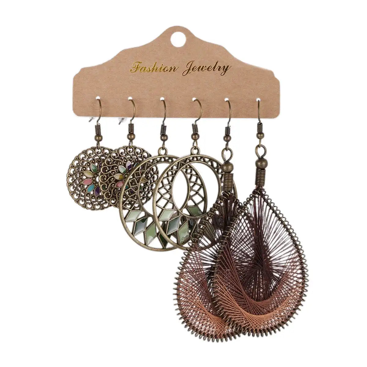 The Drawer of a Hundred Mornings — Boho Earring Sets