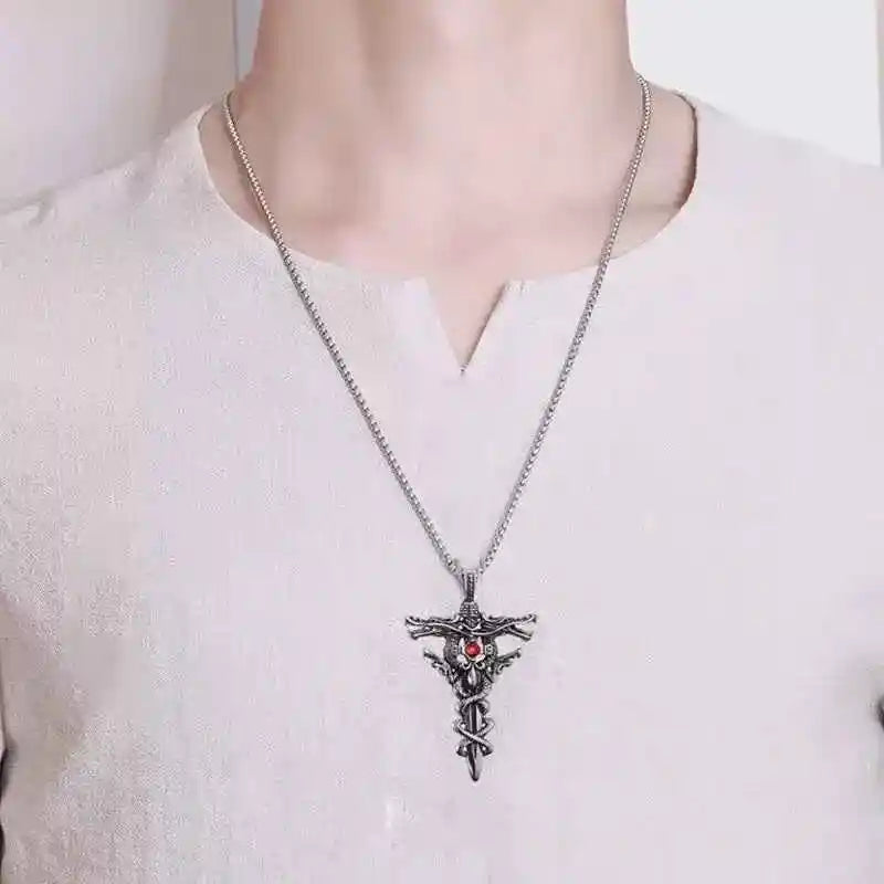 Punk Fashion Titanium Steel Necklace - Pedlar's Attic