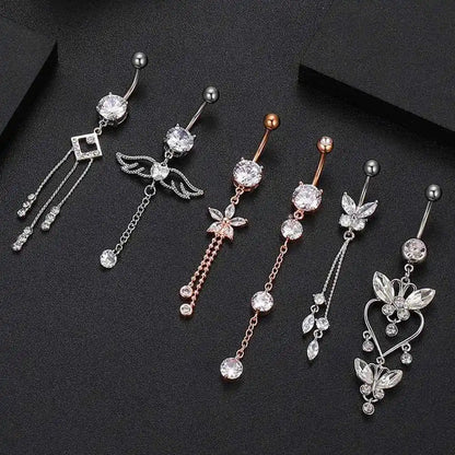 Trendy Angel Belly Button Rings - Pedlar's Attic