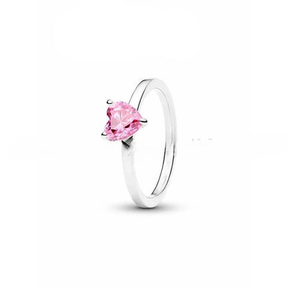 Aether-Reach Ring — 925 Sterling Silver Heart & Butterfly