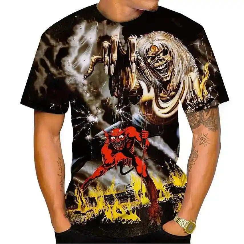 Heavy Metal Fashion Casual Men's Tee - Pedlar's Attic