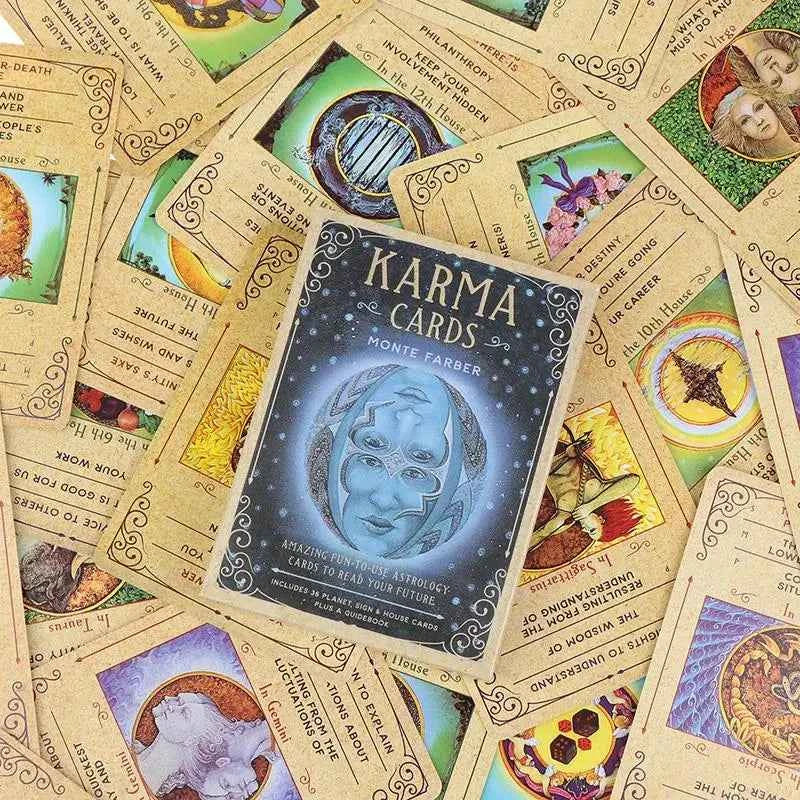 Karma Oracle Tarot Cards Toy  Family Party Leisure Table Game Play Card Fortune Prophecy Telling Divination