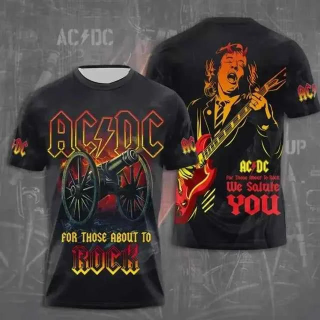AC DC Men's Rock Band T-shirt HUGE VARIETY