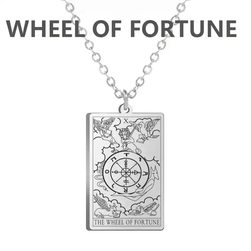 Dawapara Tarot Cards Necklace Women - Pedlar's Attic
