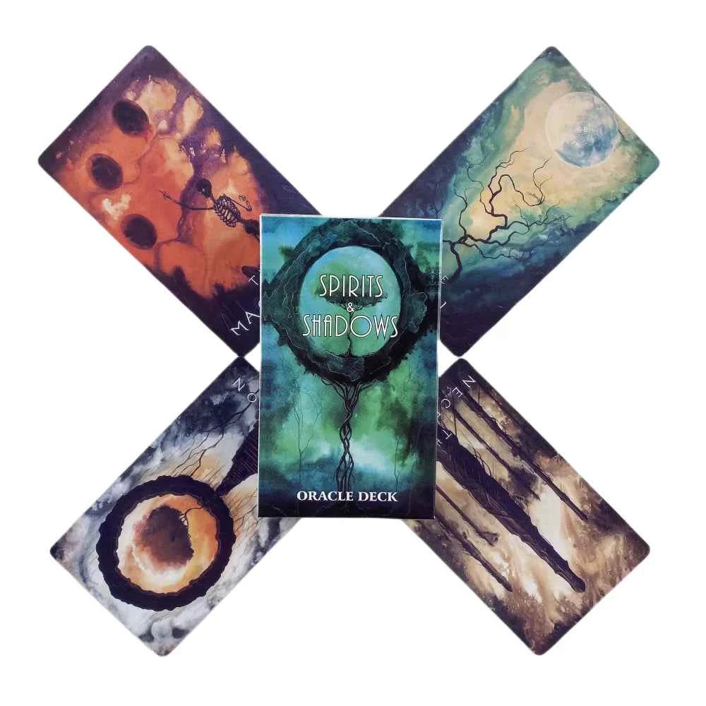 Spirit & Shadows Oracle Cards Divination Deck English Vision Edition Tarot Board Playing Game For Party