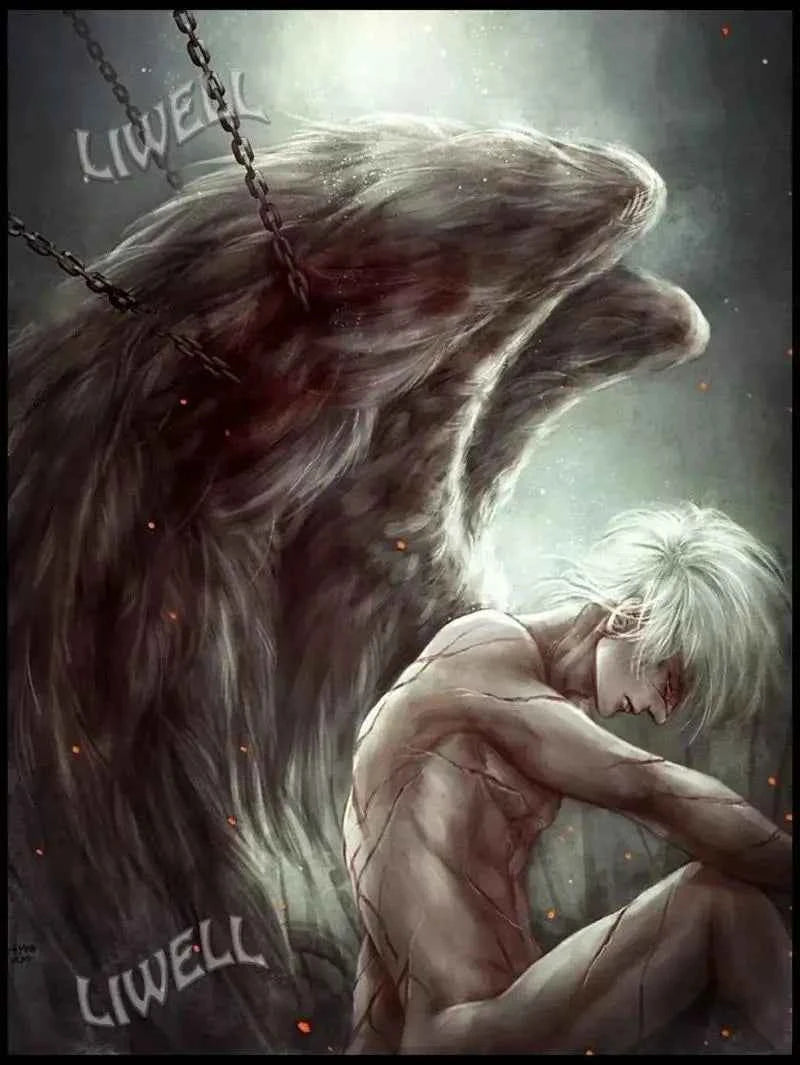 Victoria Style Skull Banquet Fallen Angels Dark Fantasy Art