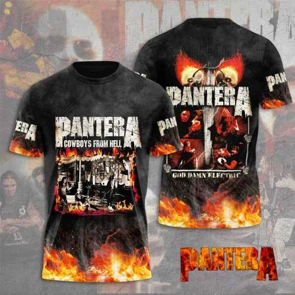 PANTERA! 3D Printed T-shirt for Men and Women