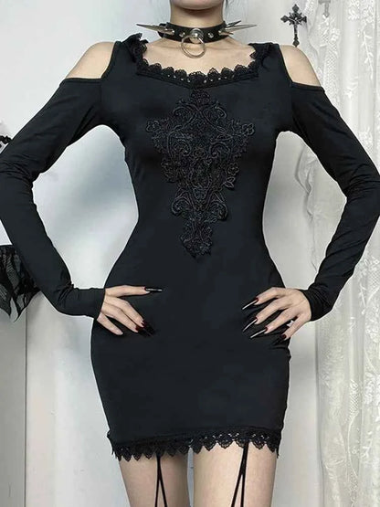 AltGoth Cyber Punk Mall Gothic Dress - Pedlar's Attic