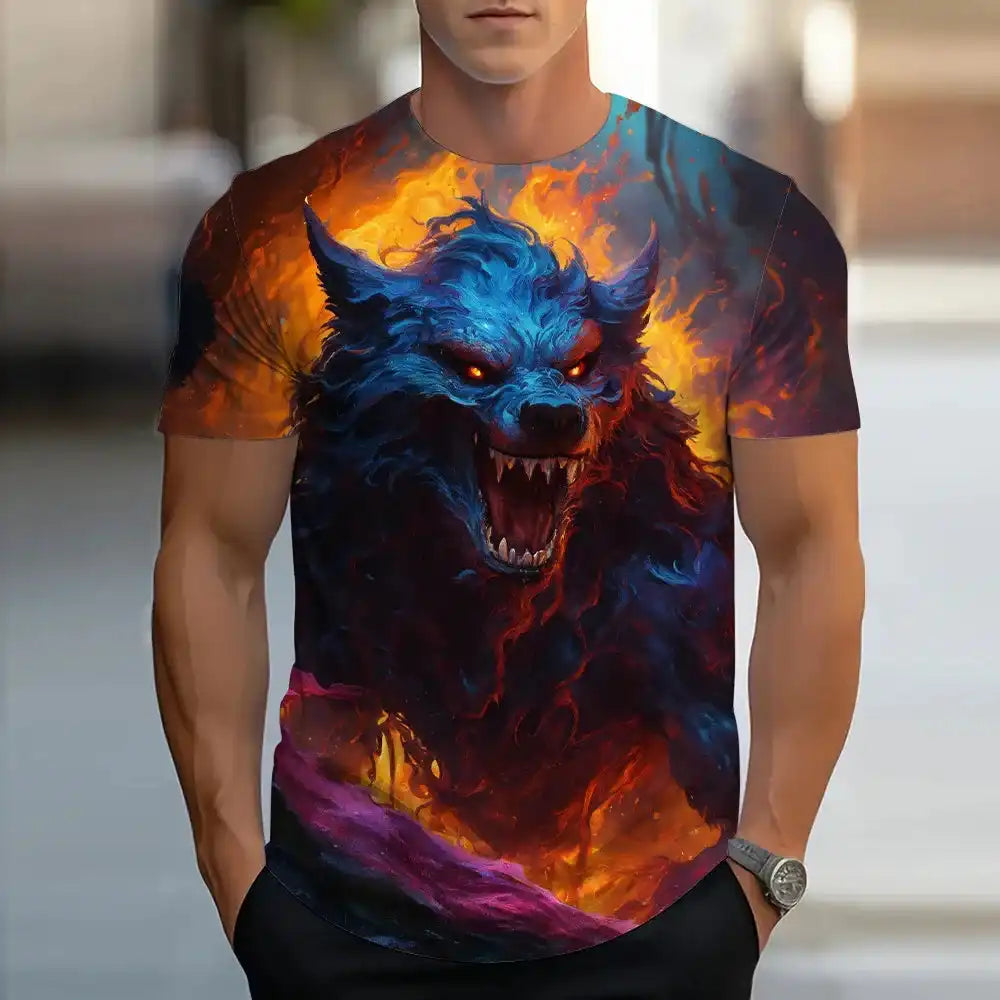 Wild Sovereign – Apex Predator 3D Print Tee
