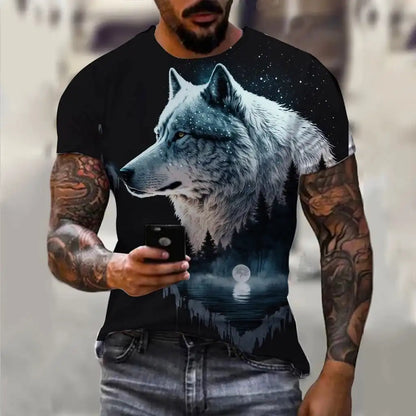 The Wolfsong Portraits — 3D Wolf Graphic Tee