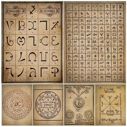 Old Norse Mythology Runic Wayfinder Symbol And Magic Signs