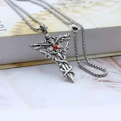 Punk Fashion Titanium Steel Necklace - Pedlar's Attic