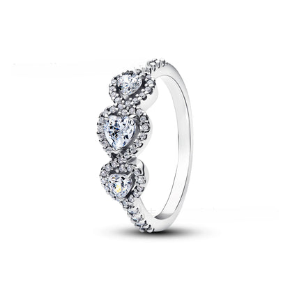 Aether-Reach Ring — 925 Sterling Silver Heart & Butterfly