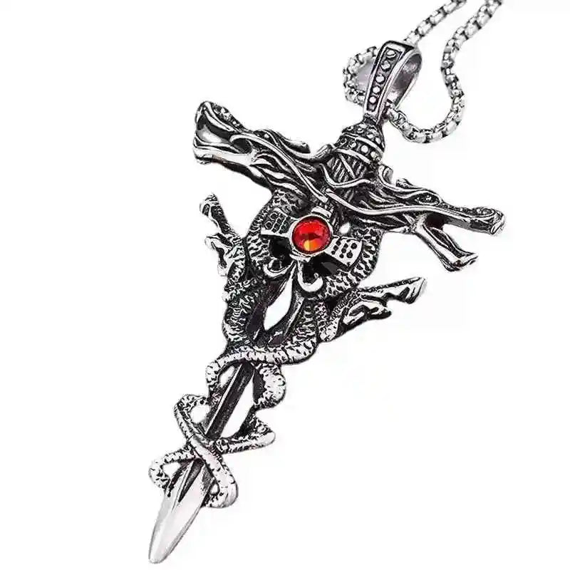 Punk Fashion Titanium Steel Necklace - Pedlar's Attic