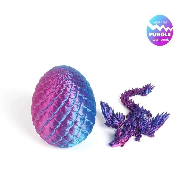3D Printed Dragon Colorful Gem Dragon Figurines