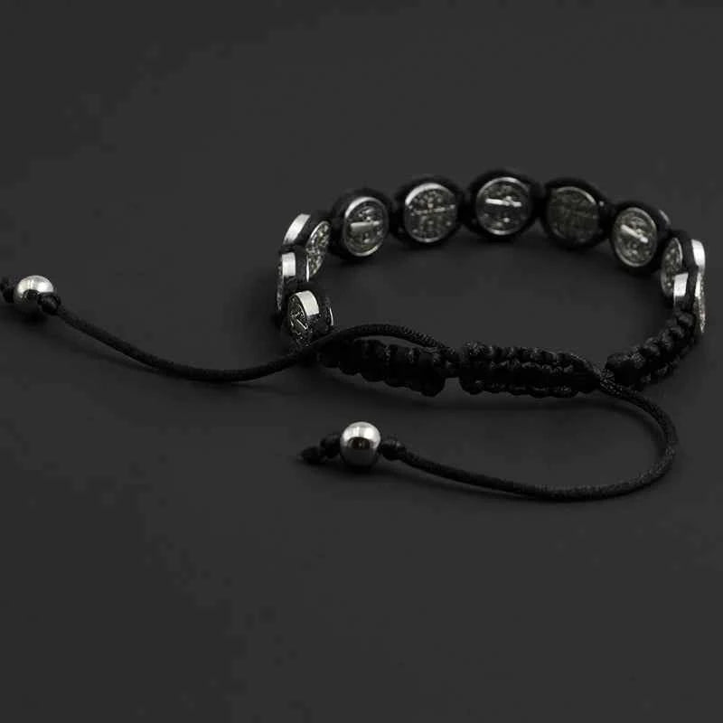 Handmade St. Benedict Medal Bracelet