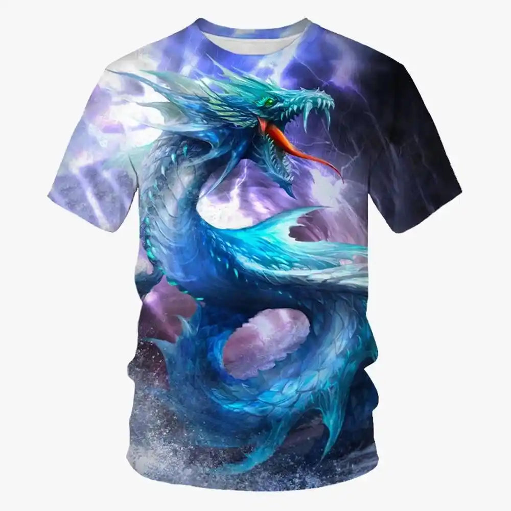 The  Dragon— 3D Dragon Graphic Tee