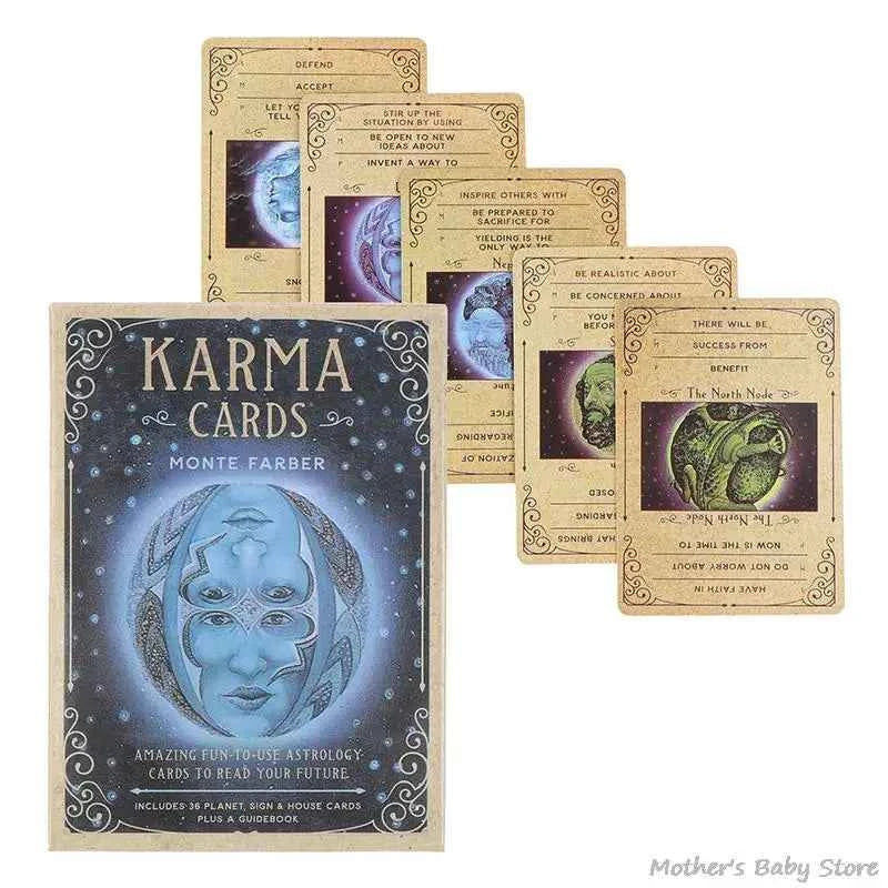 Karma Oracle Tarot Cards Toy  Family Party Leisure Table Game Play Card Fortune Prophecy Telling Divination