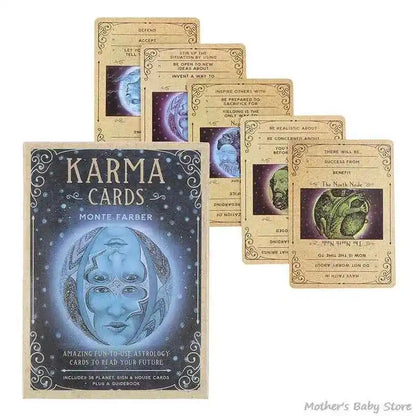 Karma Oracle Tarot Cards Toy Family Party Leisure Table Game Play Card Fortune Prophecy Telling Divination - Pedlar's Attic