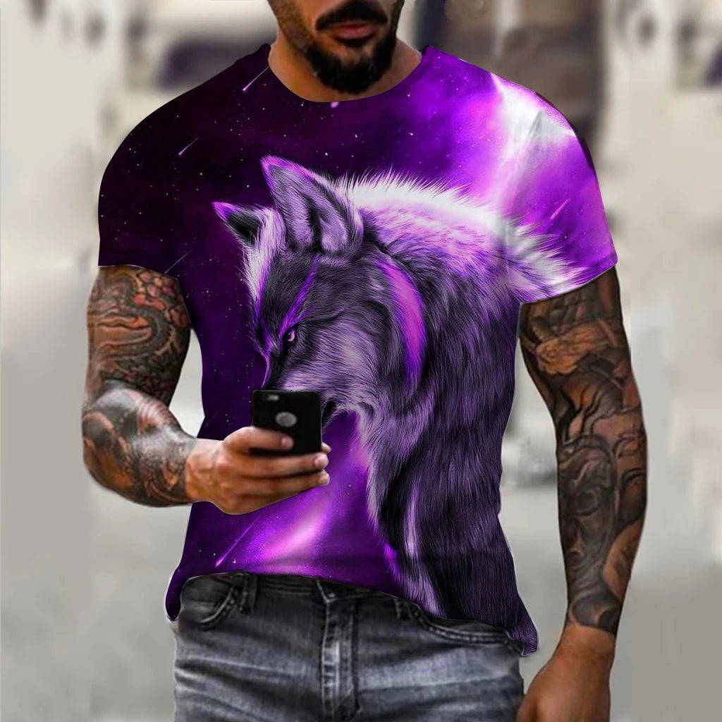 The Wolfsong Portraits — 3D Wolf Graphic Tee