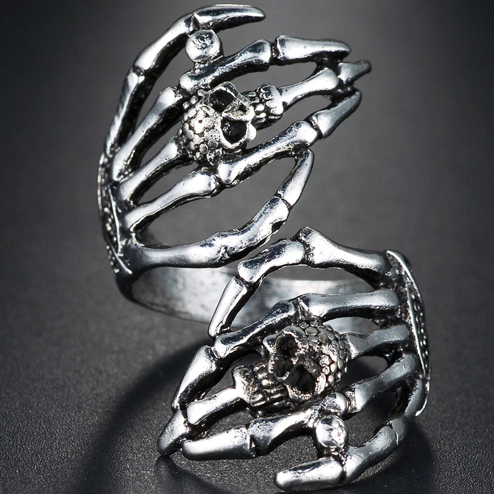 The Drawer Knows — Skull, Dragon & Snake Adjustable Rings - Pedlar's Attic