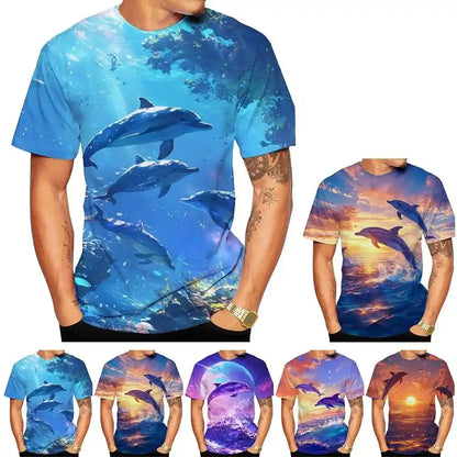 Whispers of the Deep – Dolphin Spirit 3D Tee