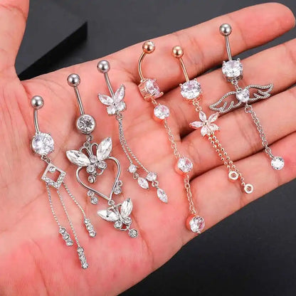 Trendy Angel Belly Button Rings - Pedlar's Attic