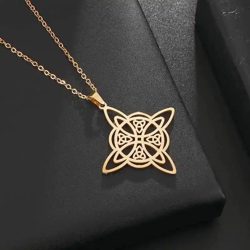 The Moon Knot Collection — Celtic Irish Witch Amulet Necklaces