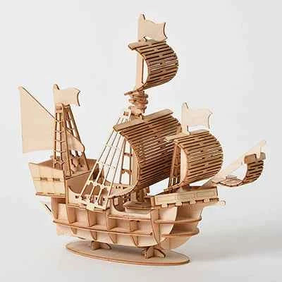 DIY 3D Wooden Puzzle Model Animal Montessori Toys for Children Crafts Dachshund Skeleton Assembly Gift Set for Kids Adults Teens