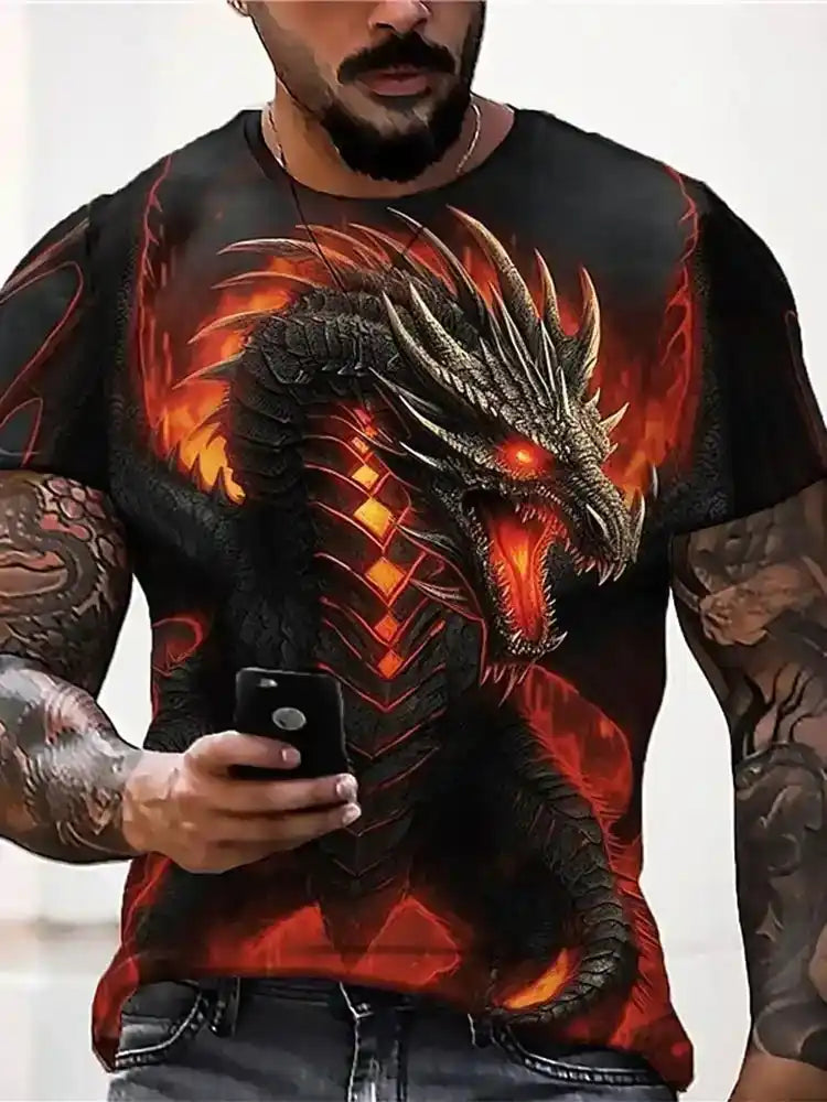 Dragonforged — Dragon 3D Scale Tee