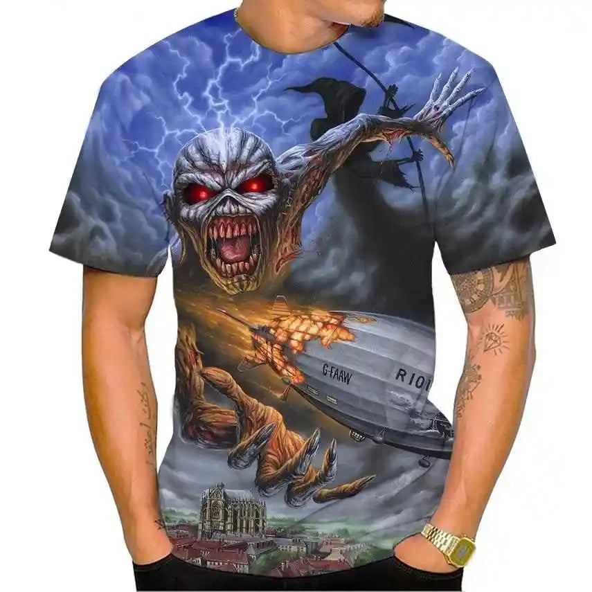 Heavy Metal Fashion Casual Men's Tee - Pedlar's Attic