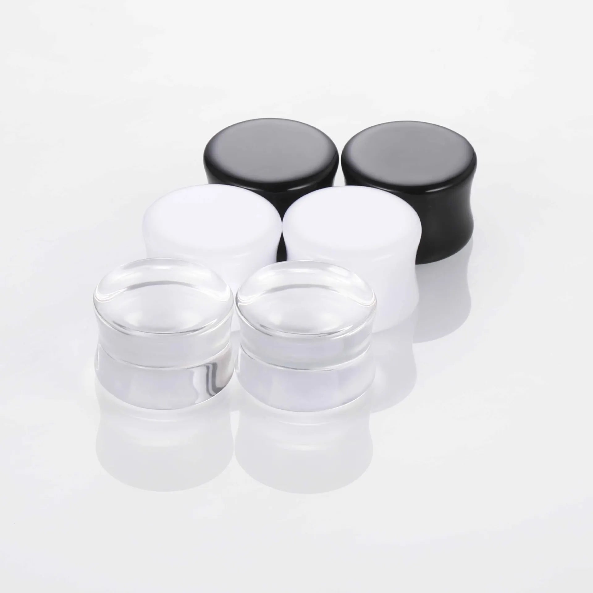 NEW 2Pcs Ear Plugs Tunnels Acrylic - Pedlar's Attic