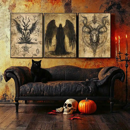 Frameless Gothic Wall Art - Pedlar's Attic