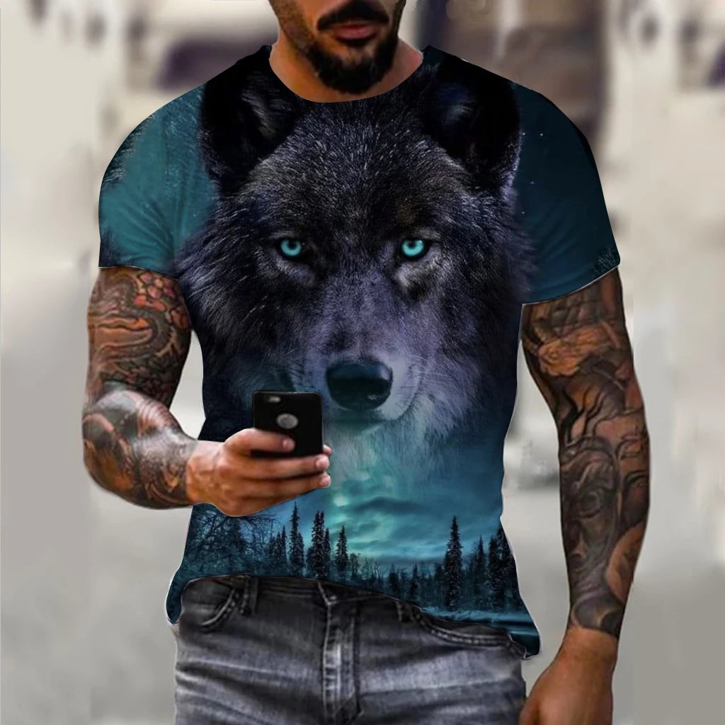 The Wolfsong Portraits — 3D Wolf Graphic Tee
