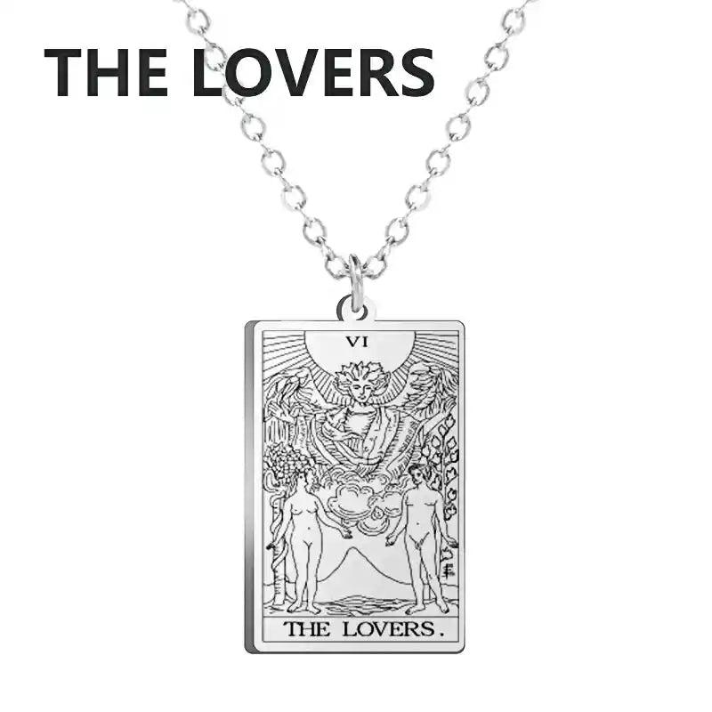 Dawapara Tarot Cards Necklace Women - Pedlar's Attic