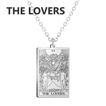 Dawapara Tarot Cards Necklace Women - Pedlar's Attic