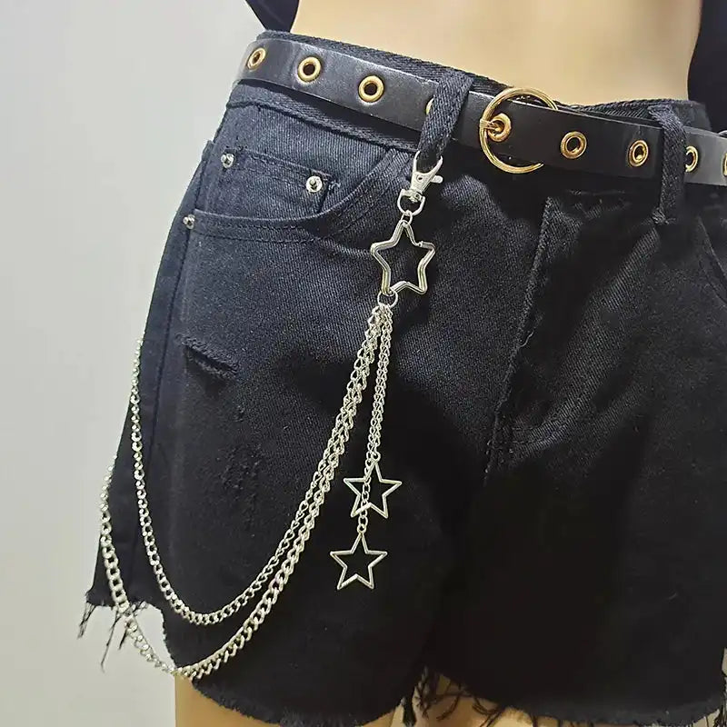 The Chain Between the Loops — Gothic Punk Belt Loop Wallet Chain