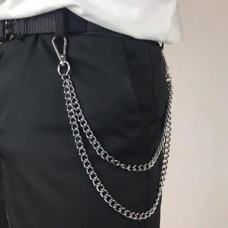 The Chain Between the Loops — Gothic Punk Belt Loop Wallet Chain