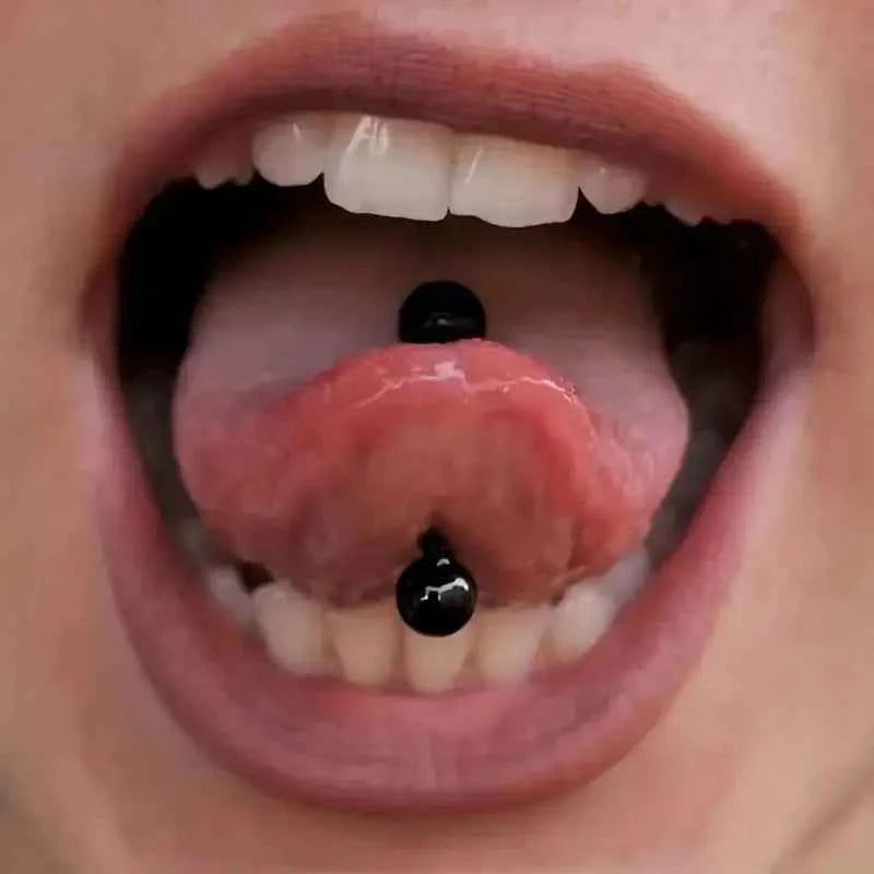 Fashion Mixed Color Acrylic Tongue Piercing for Women