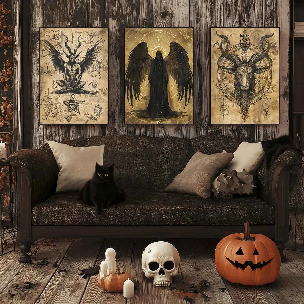 Frameless Gothic Wall Art