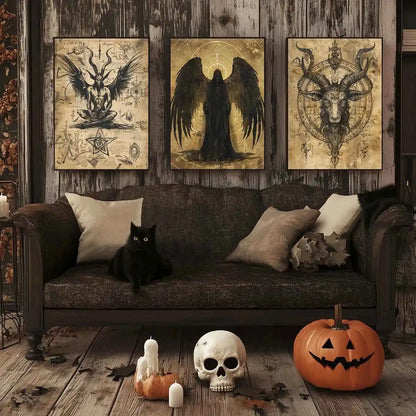 Frameless Gothic Wall Art - Pedlar's Attic