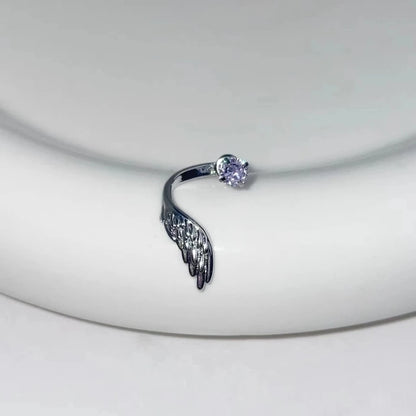 Whisper of Wings — Zircon Wing Ear Cuff